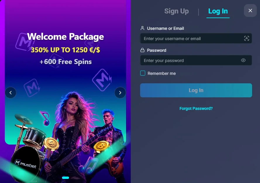 musbet casino login